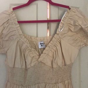 Prices Polly tan/cream colored dress